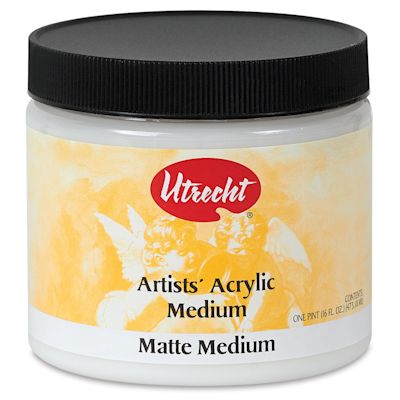 Utrecht Acrylic Medium - Matte Medium, Pint