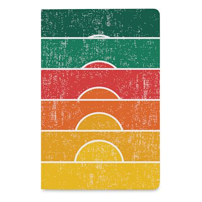 Denik Layflat Ruled Notebook - Yesterday is Redeemed at the Sunrise, 5-1/4" x 8-1/4" (Cover)