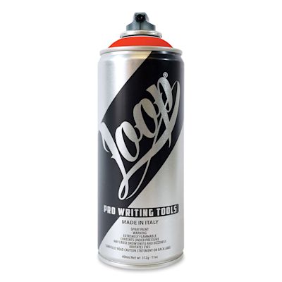 Loop Colors Spray Paint - Fluo Red, LP412, 400 ml