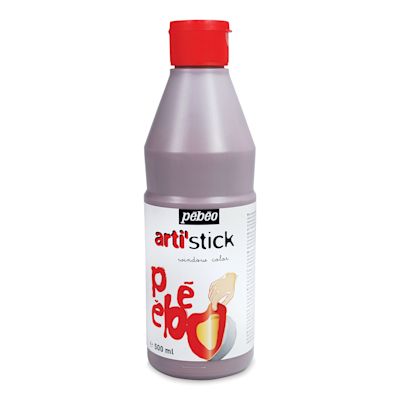 Pebeo Arti' Stick Window Color - Brown, 500 ml bottle