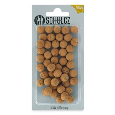 Schulcz Scale Model Foliage Spheres - Cork, 10 mm, Pkg of 50 (front of package)