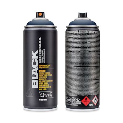 Montana Black Spray Paint - Dark Indigo, 400 ml can