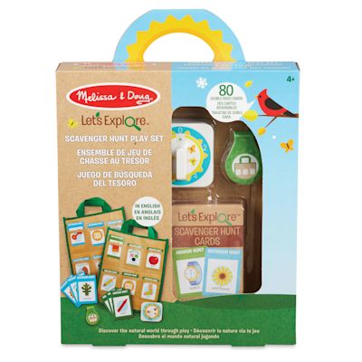 Melissa & Doug Let's Explore Scavenger Hunt Play Set (Front of packaging)