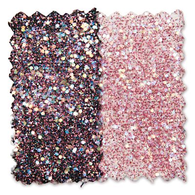 Plaid Fabric Creations Fantasy Glitter Fabric Paint - Pixie Pink, 2 oz