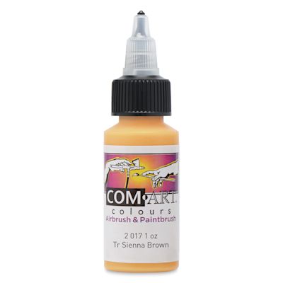 Iwata Com-Art Airbrush Color - 1 oz, Transparent Sienna Brown