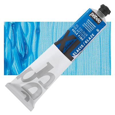 Pebeo XL Studio Oil Color - Glaze Blue, 180 ml tube