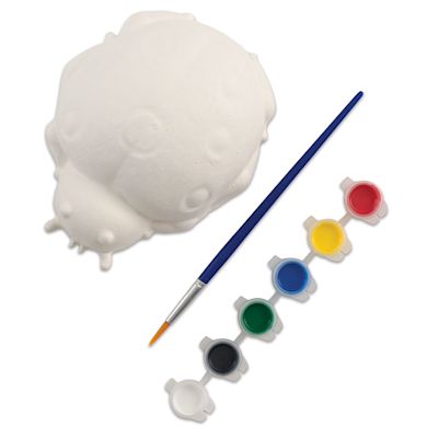 Paper Mache Piece Painting Set - Lady Bug
