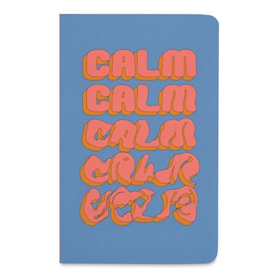 Denik Soft Cover Layflat Notebook - Can't Keep Calm, 8-1/4" x 5-1/4"