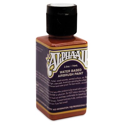 Alpha6 AlphaAir Airbrush Ready Paint - Burnt Caramel, 2.5 oz, Bottle