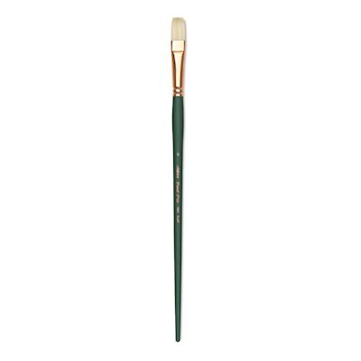 Silver Brush Grand Prix Super Brush - Flat, Long Handle, Size 8