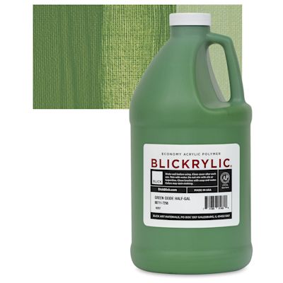Blickrylic Student Acrylics - Green Oxide, Half Gallon