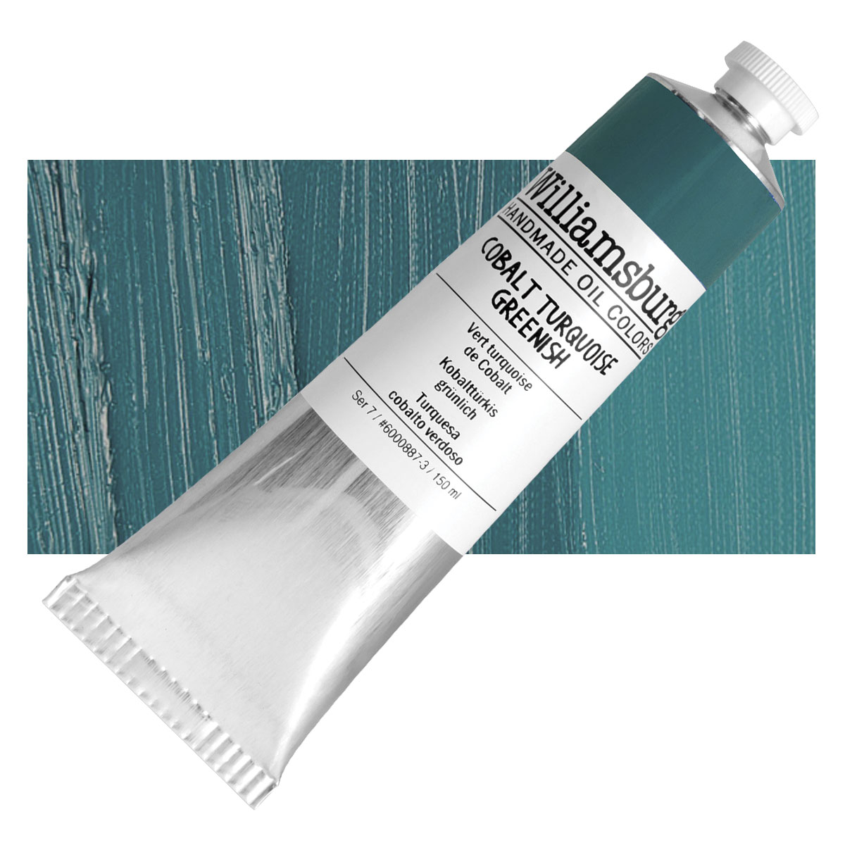 Williamsburg Handmade Oil Paint Cobalt Turquoise Greenish 150 Ml