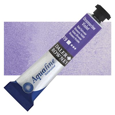 Daler-Rowney Aquafine Watercolors and Sets - Ultramarine Violet, 8 ml, Tube