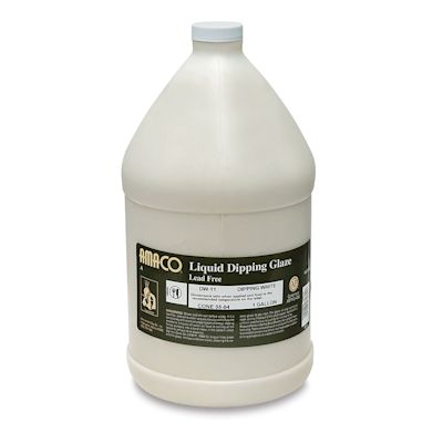 Amaco Lead-Free Dipping Glaze - White, Gallon