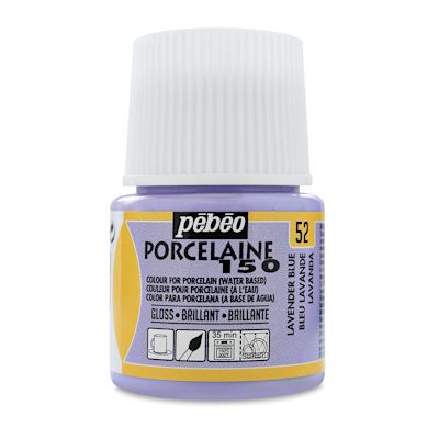 Pebeo Porcelaine 150 Paint - Lavender Blue, Opaque, 45 ml bottle