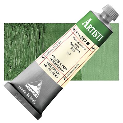 Maimeri Artisti Oil Color - Cobalt Green Deep, 60 ml tube