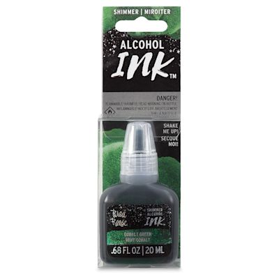 Brea Reese Shimmer Alcohol Ink - Cobalt Green, 20 ml (in packaging)