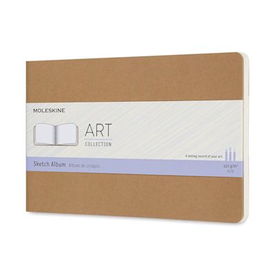 Moleskine Sketch Album - Kraft, Large, 5" x 8-1/4", front view