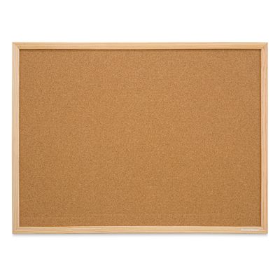 MasterVision Wood Frame Cork Bulletin Board - 18" x 24"