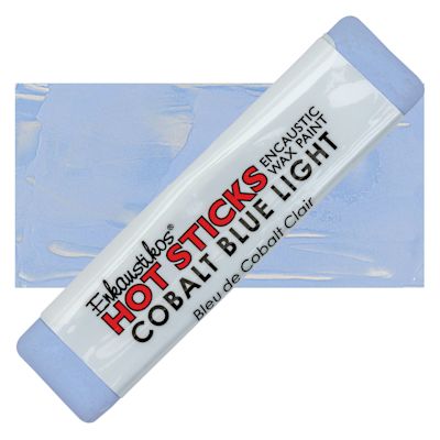 Enkaustikos Hot Sticks Encaustic Wax Paints - Cobalt Blue Light, 13 ml stick