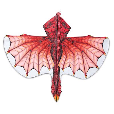 Hearthsong Kids Fabric Dragon Wings - Inferno Red (Outside)