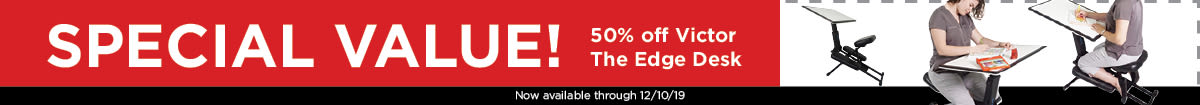Special Value! 50% off the Victor The Edge Desk Victor Edge Desk Deal