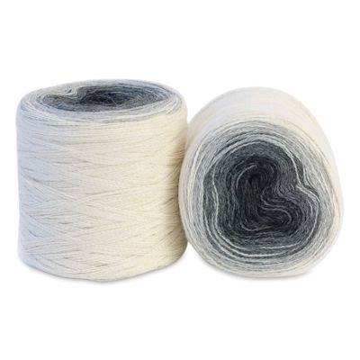 HiKoo Concentric Yarn - Shades of Grey, 437 yards