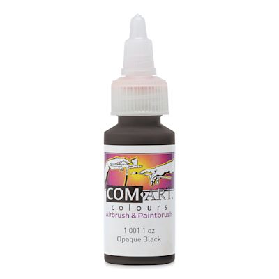 Iwata Com-Art Airbrush Color - 1 oz, Opaque Black