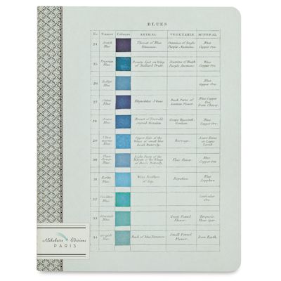 Alibabette Editions Paris Lined Journal - Werner's Colors, 8-1/2" x 6-1/2", 100 gsm (Front cover)