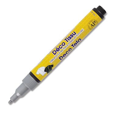Marvy Decofabric Paint Markers - Silver, Marker