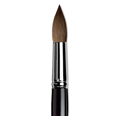 Da Vinci Maestro Watercolor Red Sable Brush - Jumbo Round, Short Handle, Size 34