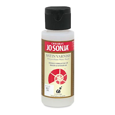 Jo Sonja's Polyurethane Varnish - Satin, 2 oz bottle