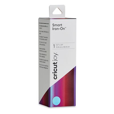 Cricut Joy Smart Iron-On - Holographic Dahlia, 5-1/2" x 24", Roll (In packaging)
