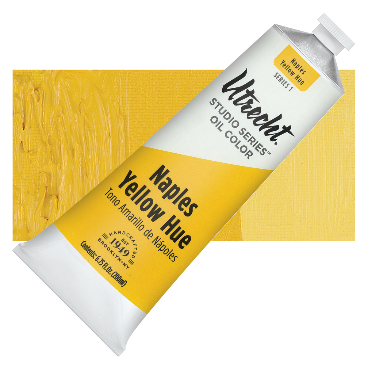 Utrecht Studio Series Oil Paint Naples Yellow Hue 200 Ml Tube