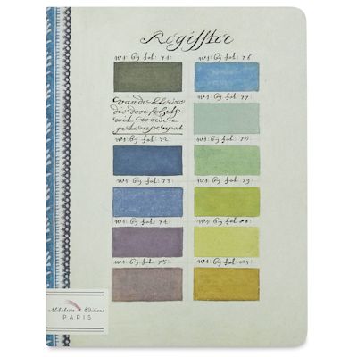 Alibabette Editions Paris Lined Journal - Traite Des Couleurs, 8-1/2" x 6-1/2", 100 gsm (Front cover)