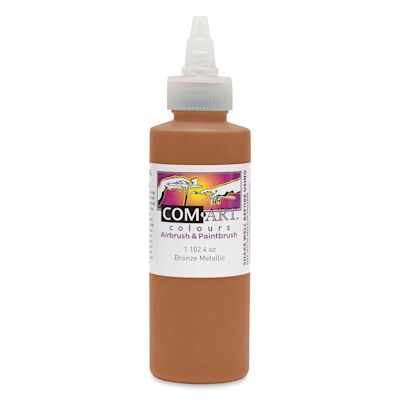 Iwata Com-Art Airbrush Color - 4 oz, Opaque Bronze Metallic