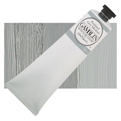 Gamblin Artist's Oil Color - Portland Gray Medium, 150 ml tube