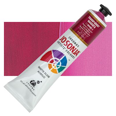 Jo Sonja's Artist Acrylic - Trans Magenta, 2.5 oz tube