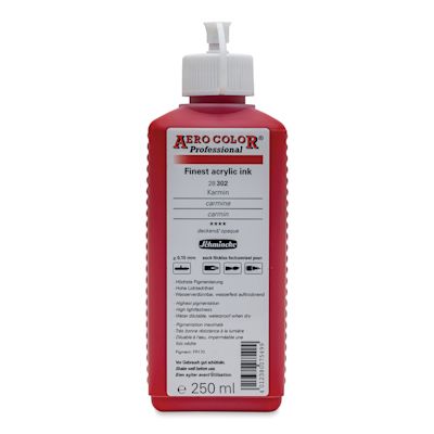 Schmincke Aero Color Professional Airbrush Color - 250 ml, Carmine