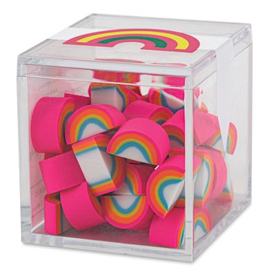 artPOP! Rainbow Mini Erasers (In acrylic cube packaging)