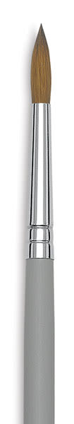 Da Vinci Russian Red Sable Brushes - Closeup of Round Brush Tip