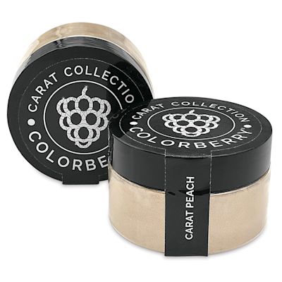 Colorberry Carat Collection Dry Resin Pigment - Peach, 50 g, Jar