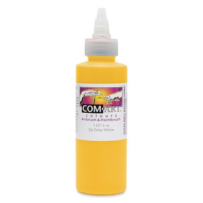Iwata Com-Art Airbrush Color - 4 oz, Opaque Deep Yellow