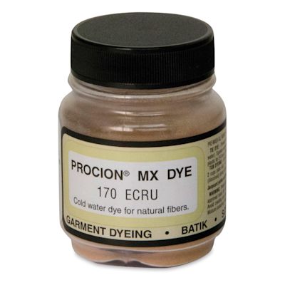 Jacquard Procion MX Fiber Reactive Cold Water Dye - Ecru, 2/3 oz jar
