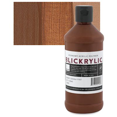 Blickrylic Student Acrylics - Burnt Sienna, Pint