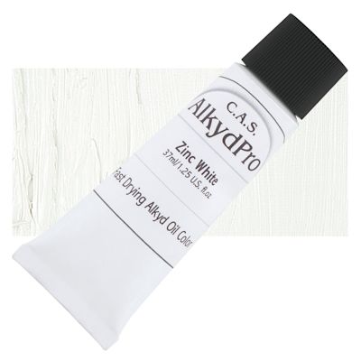 CAS AlkydPro Fast-Drying Alkyd Oil Color - Zinc White, 37 ml tube