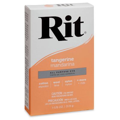 Rit Dye Powder - Tangerine (In packaging)