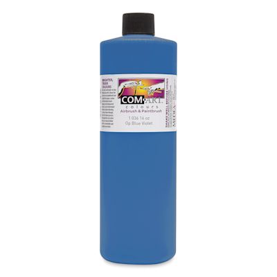Iwata Com-Art Airbrush Color - 16 oz, Opaque Blue Violet