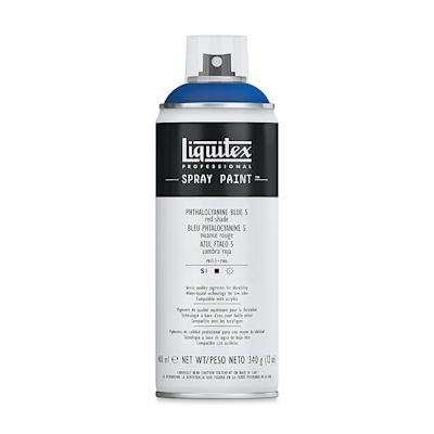 Liquitex Professional Spray Paint - Phthalo Blue (Red Shade), 400 ml can
