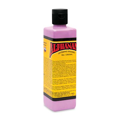Alpha6 Alphanamel Lettering Enamel - Violet, 236.6 ml, Bottle